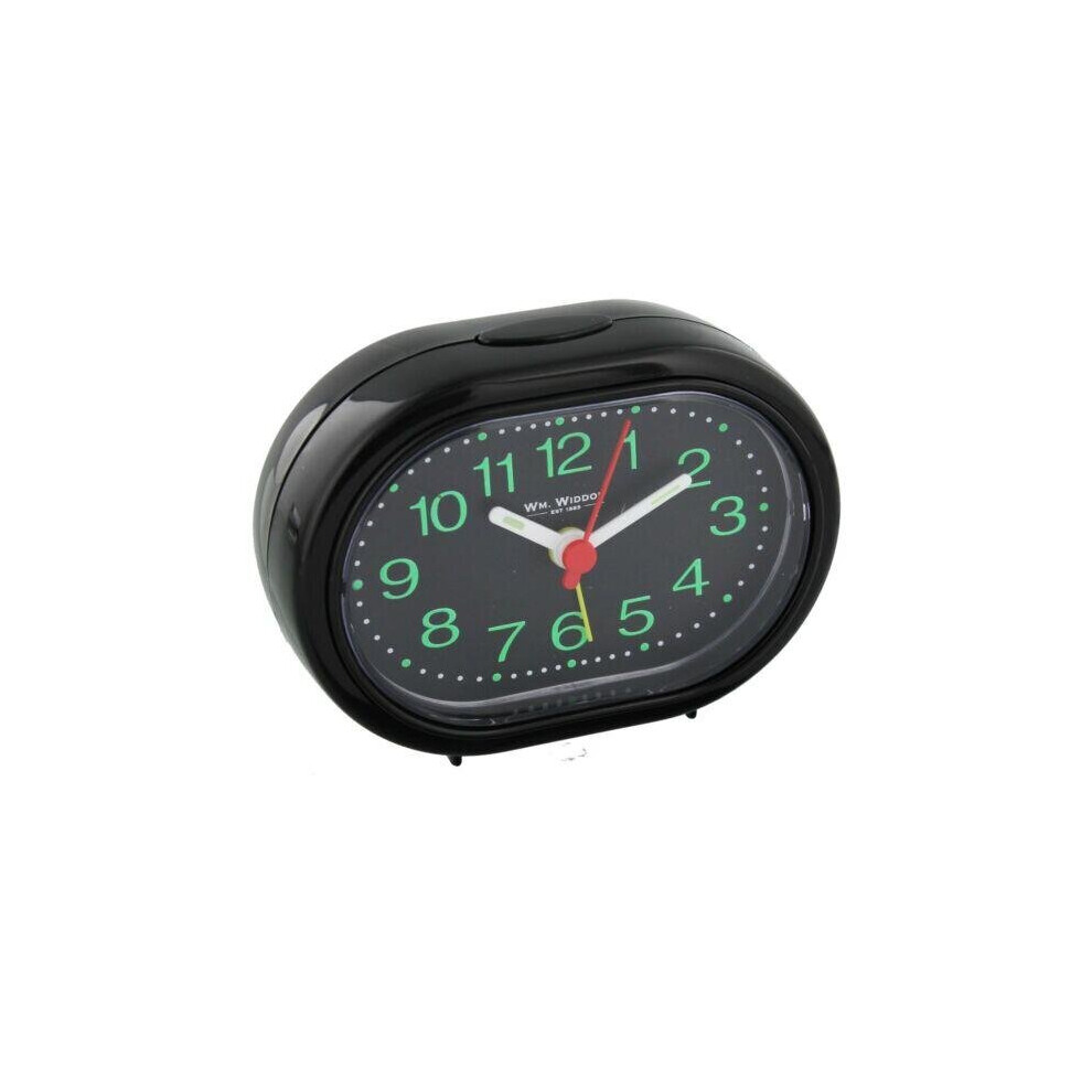 Widdop Alarm Clock Oval Beep Function Black