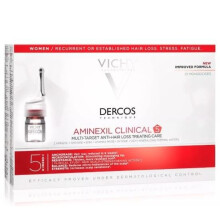 VICHY DERCOS Aminexil Clinical 21x6 ml – Traitement anti-chute intensif cheveux