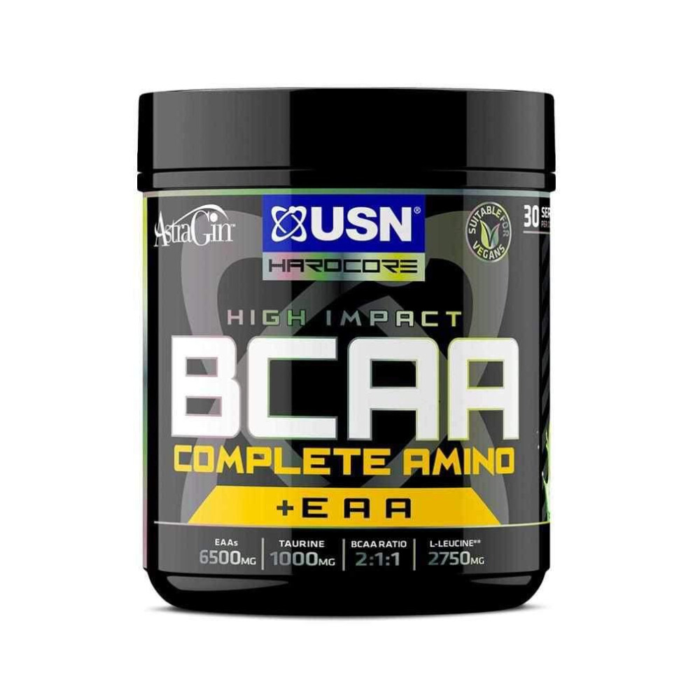 (Blue Raspberry, 400g) USN BCAA Complete Amino + EAA 400g Powder 