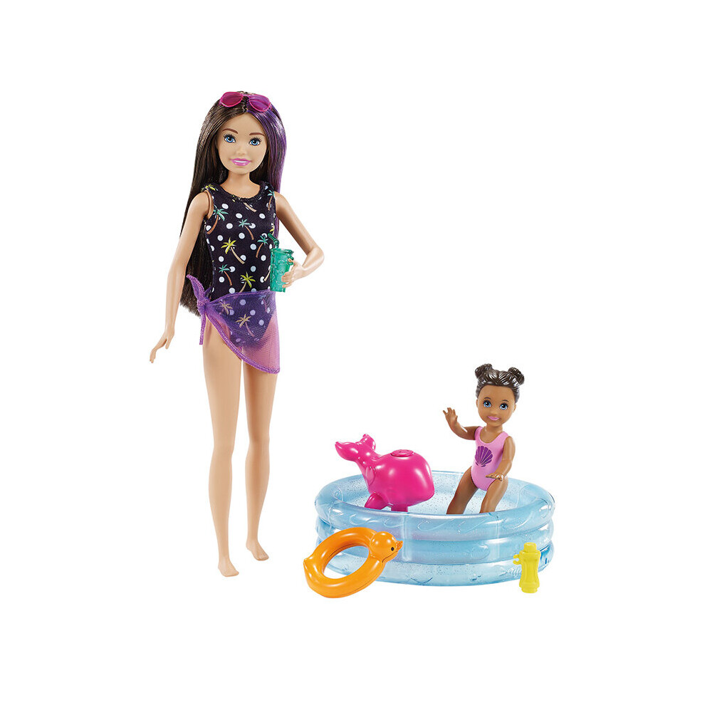 Barbie Babysitter Pool & Toddler