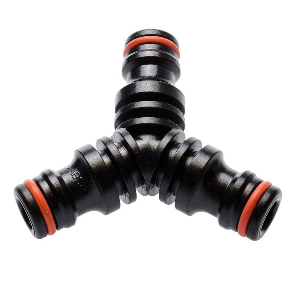 Claber Triple Male Quick-Click Three-Way Connector