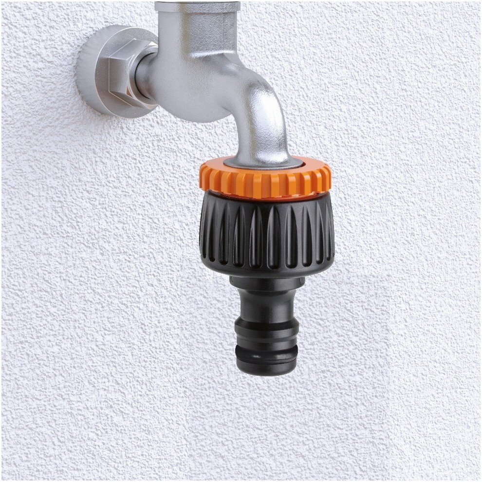 Claber Threaded Tap Connector - 1/2'' and 3/4''