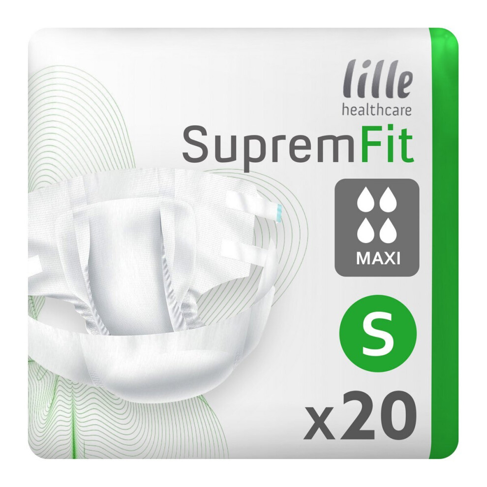 Lille Healthcare Suprem Fit Maxi Small (2190Ml) 20 Pack Incontinence Protection