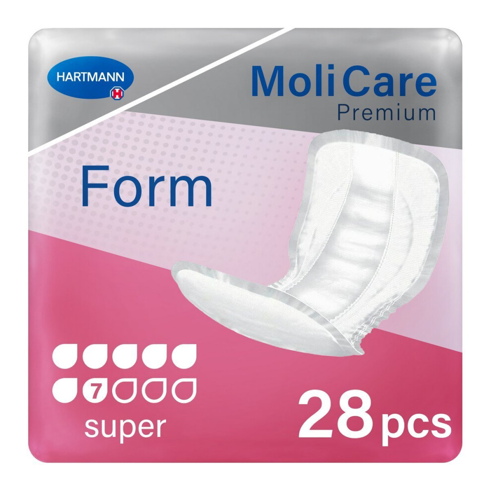 Molicare Premium Form Super (2450Ml) 28 Pack Incontinence Protection