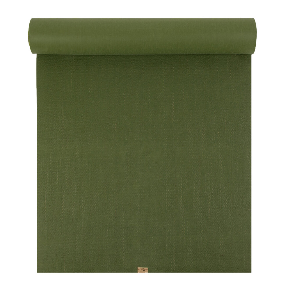 (Green) The Original ecoYoga Natural Eco Exercise Yoga Mat - Standard