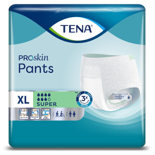 Tena Παντελόνι TENA Super X Large (1700ml) 12 πακέτα Προστασία ακράτειας 1