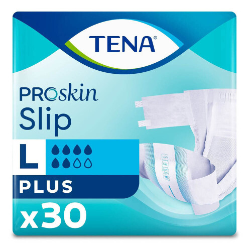 Tena TENA Slip Plus Large (2360ml) 30 Pack Incontinence Protection