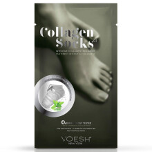 (Collagen Socks Peppermint(Pair)) Voesh Intensive Collagen Treatment Socks