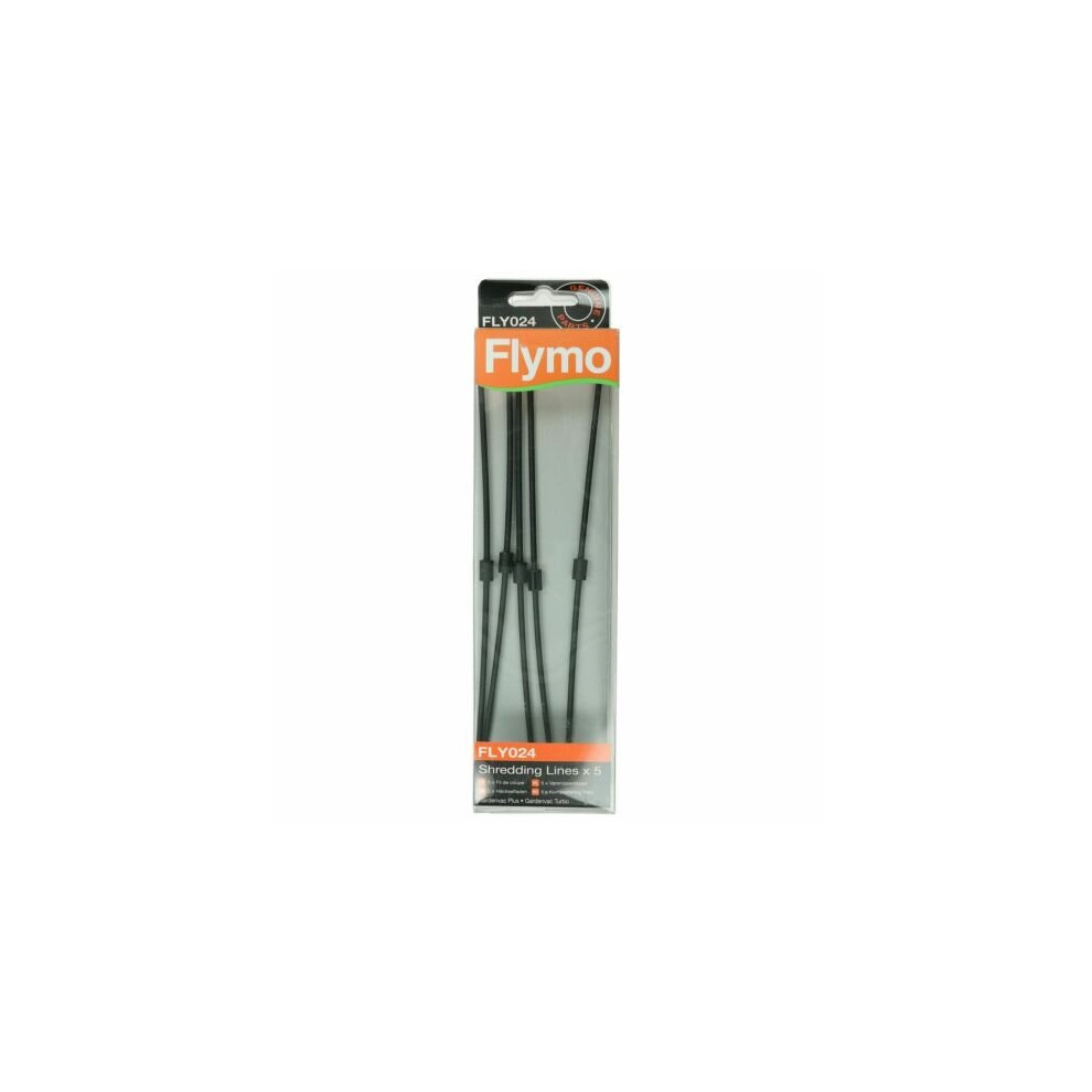 Flymo Original Gvac Shred Lines Pack Of 5 Fly024