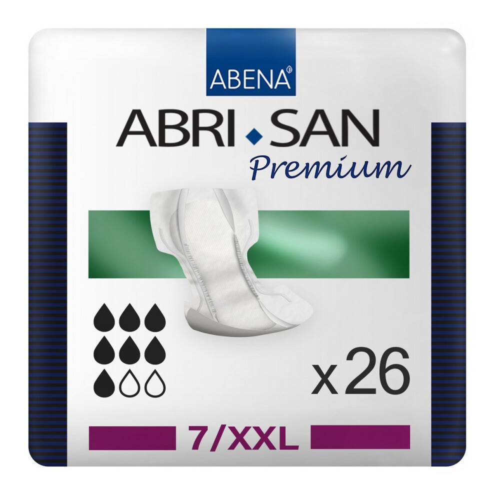 Abena Abri-San 7 Xx Large (2000Ml) 26 Pack Incontinence Protection