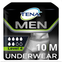 TENA Men Premium Fit Level 4 Pants Medium (1430ml) 10 Pack Incontinence Protection