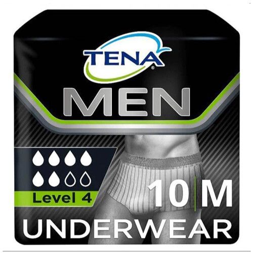 Tena Μεσαίο σλιπ TENA Men Premium Fit Level 4 (1430 ml), συσκευασία 10, προστασία κατά της ακράτειας