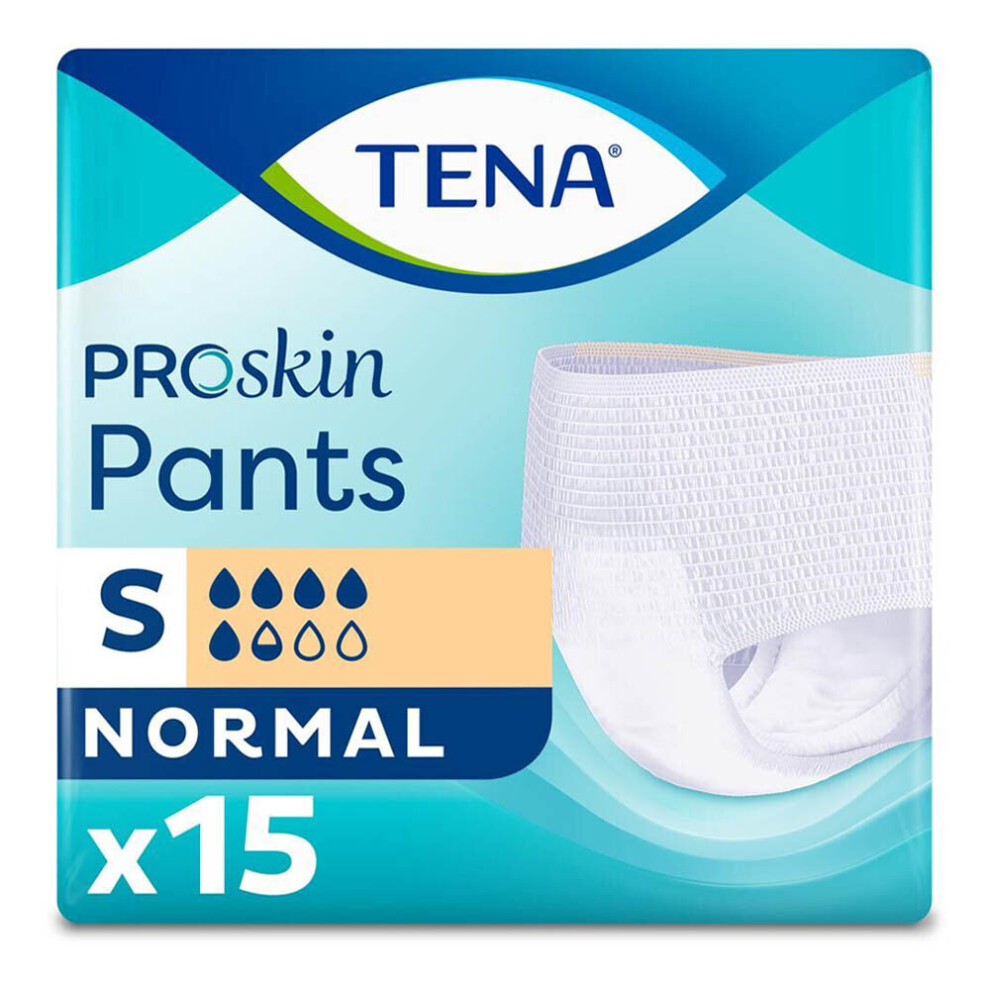 Tena Pants Normal Small (900Ml) 15 Pack Incontinence Protection
