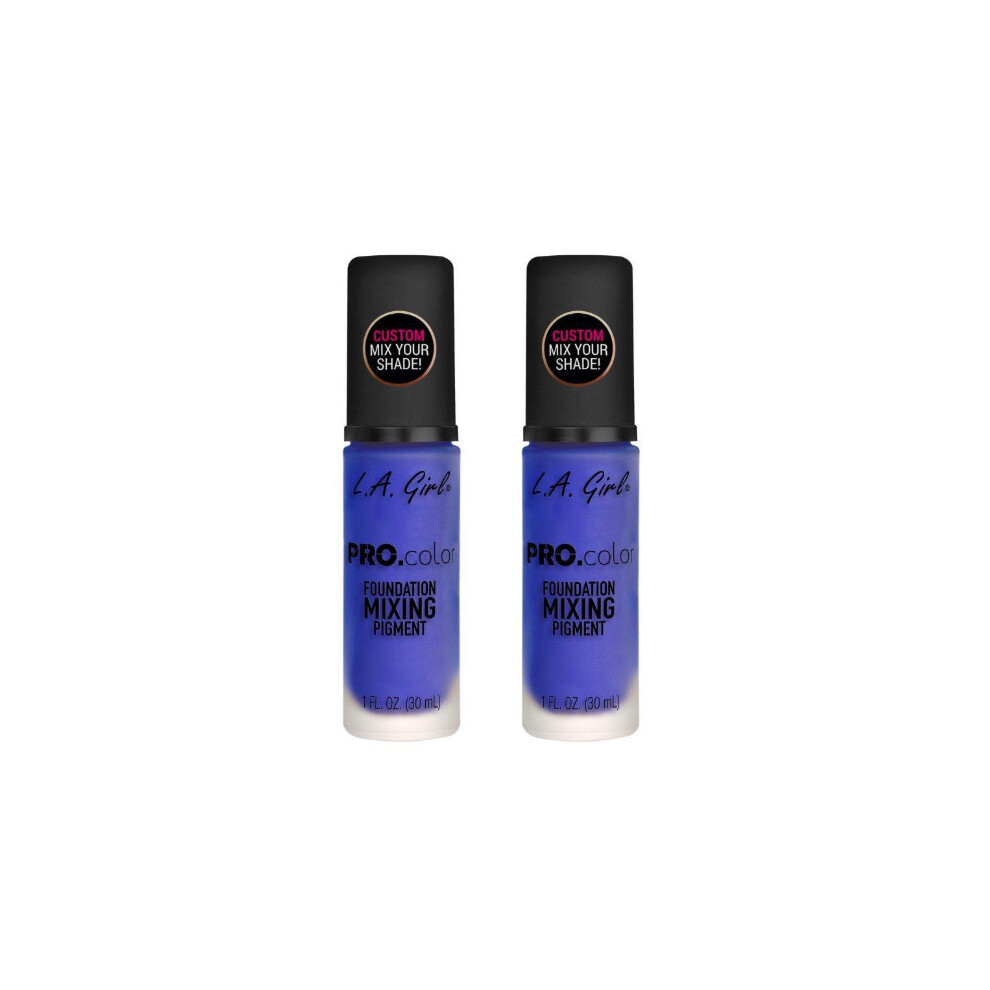 L.A. Girl Pro Color Foundation Mixing Pigment Blue 30ml x2