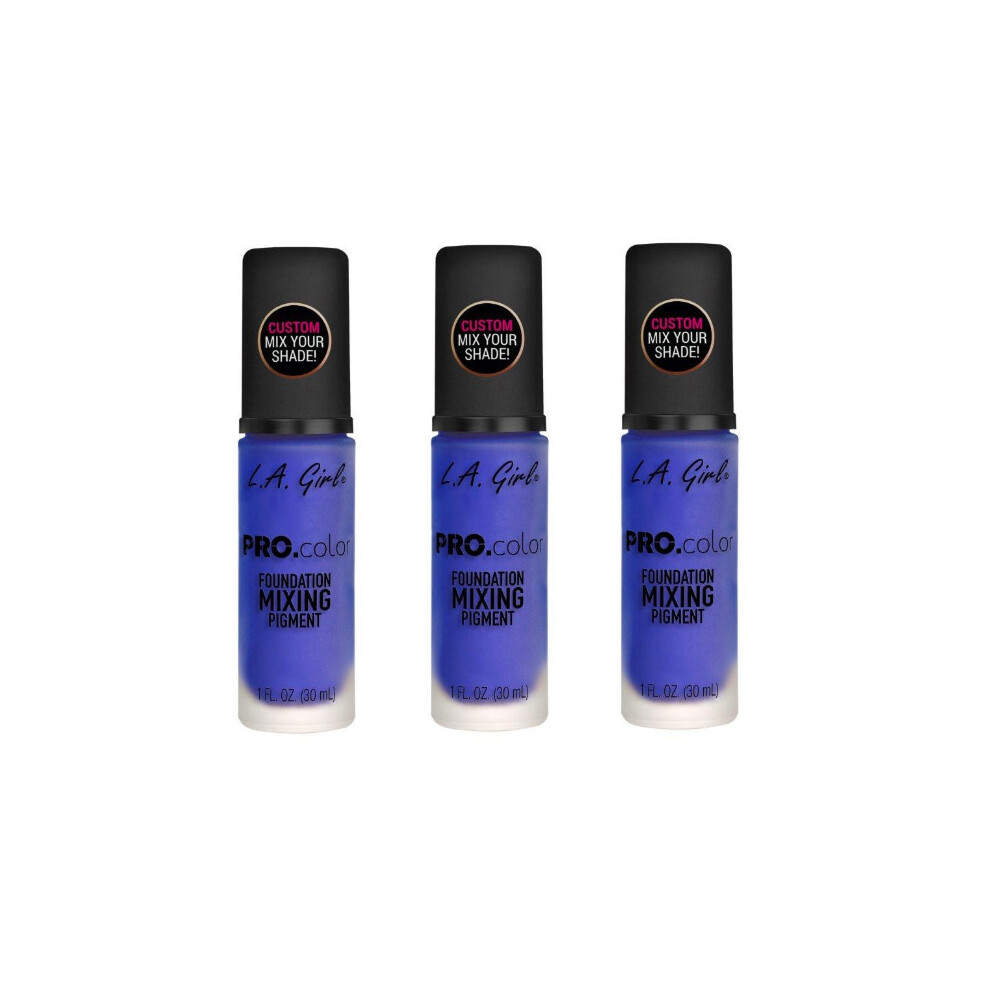 L.A. Girl Pro Color Foundation Mixing Pigment Blue 30ml x3