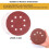 100PCS Sanding 10 Grits Sanding Discs 8