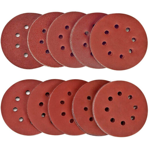 100PCS Sanding 10 Grits Sanding Discs