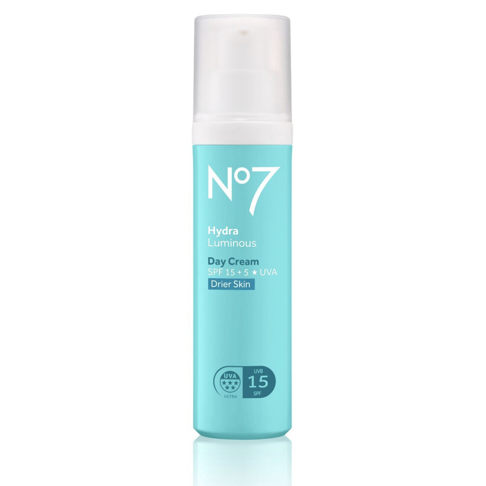 No7 HydraLuminous Day Cream SPF 15 Drier Skin