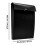 Wall Mounted Post Box in Black | M&W 6
