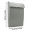 Wall Mounted Post Box in Grey | M&W New 6