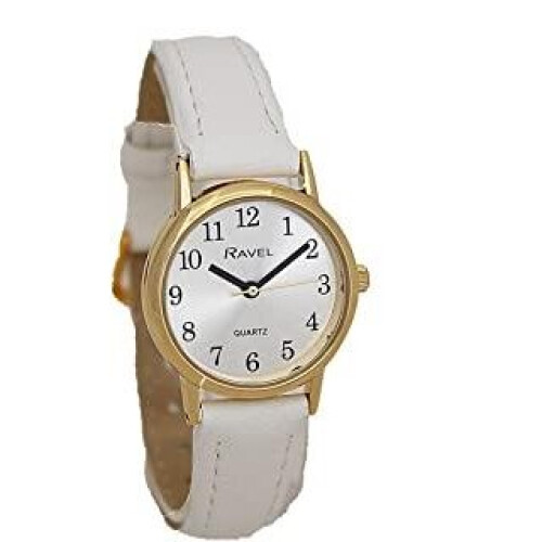 Ravel Ravel Ladies Classic Strap Watch White R0137.24.2