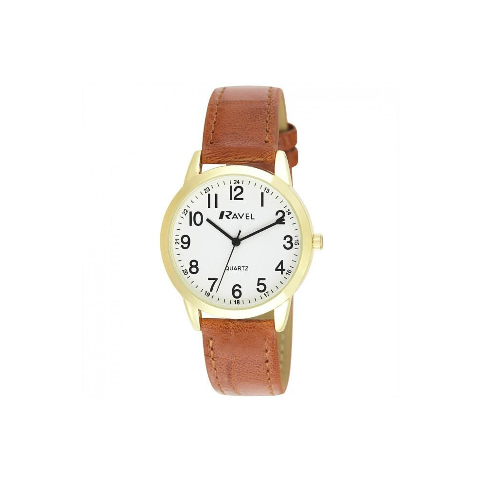 Ravel Men's Classic Leather Strap Watch R0132.25.1