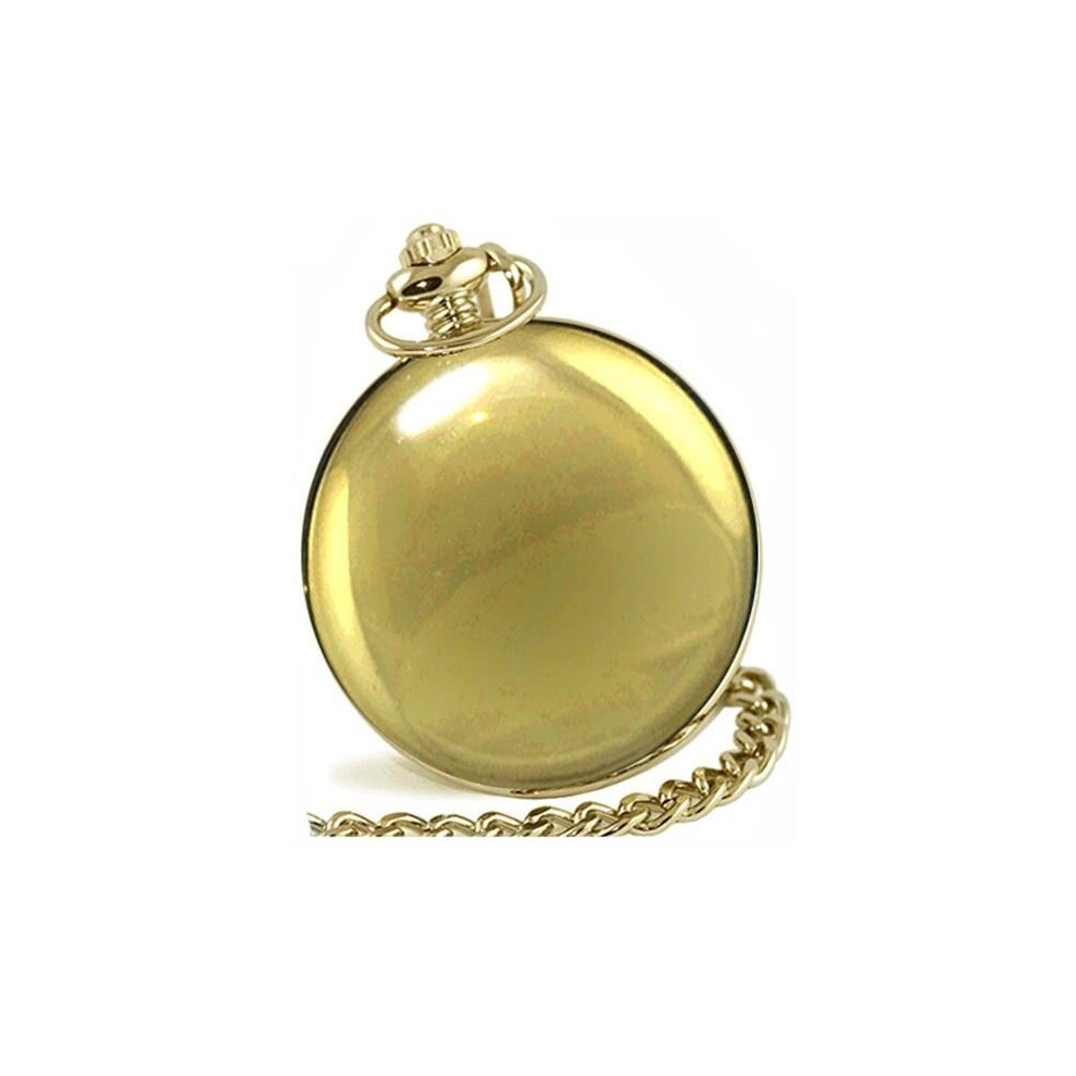 Ravel Plain Pocket Watch Gilt R1001.03 Multicoloured