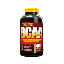 Mutant BCAA 400 Capsules: 2000 mg per dose (2:1:1), 100% free form BCAAs, electrolytes & Bioperine
