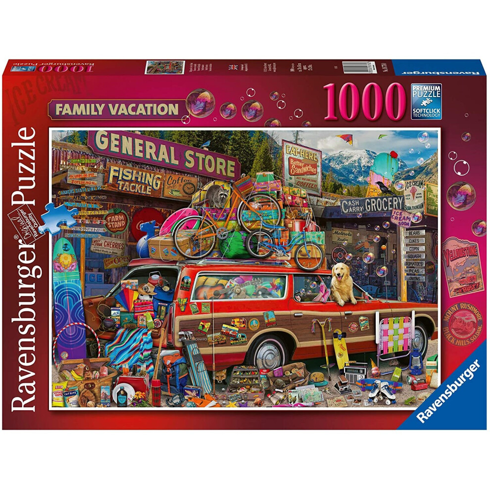 Ravensburger Family Vacation 1000 Piece Jigsaw Puzzle