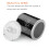 3pc Black Crystal Filled Tea Coffee Sugar Canisters Jars Storage 11