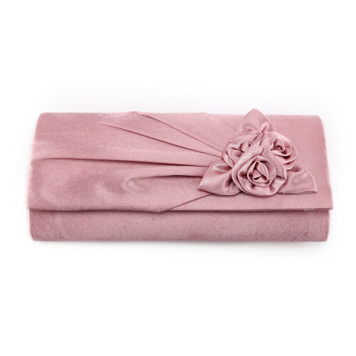 (Pink ) Prom Evening Wedding Party Handbag Clutch Bag