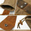 (Black) Canvas Foraging Pouch Foldable for Hiking Camping 4