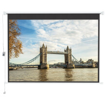 (100 in) Motorized Electric Projector Screen 4:3 16:9 Home Cinema Office Remote HD Remote