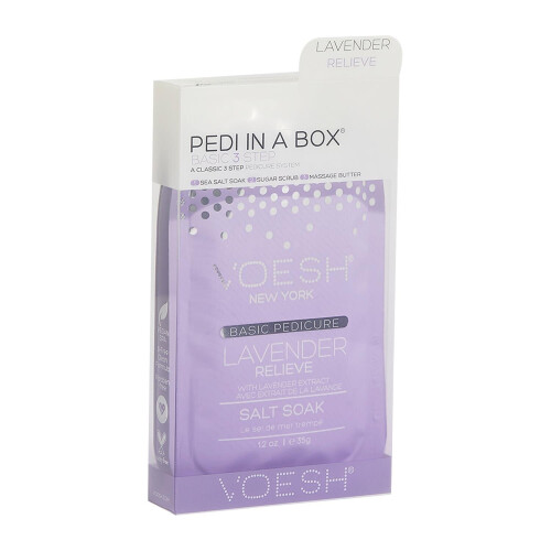 (Lavender) Voesh  3Step Pedi In A Box 1