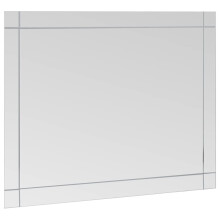 vidaXL Wall Mirror Glass Decorative Cosmetic Make up Mirror Home Decoration