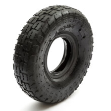10" Tyre & Inner Tube 4.10/3.50-4 Knobbly Tread 4 Inch Sack Truck