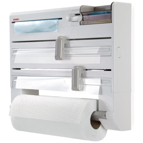 VidaXL Leifheit Wall-mounted Roll Holder Paper Towel Dispenser Parat Plus White 25723 1