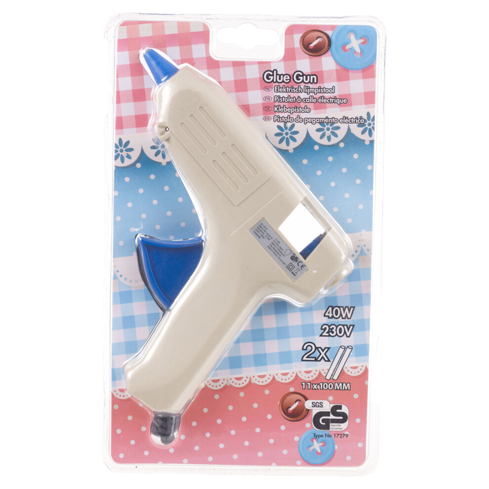(White) Glue Gun Electric Adhesive Sticks For Craft Art 5056333882603