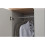 Kendal 3 Door 3 Drawer Wardrobe in Grey Colour 4
