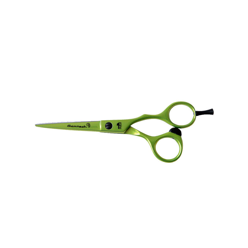 (Neon Green) Glamtech Barber Hairdressing Scissor  5.5" Stainless Steel