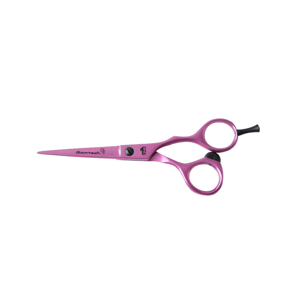 (Neon Pink) Glamtech Barber Hairdressing Scissor  5.5" Stainless Steel