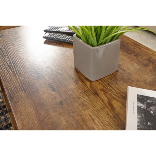 Jakarta Coffee Table with Shelf - Dark Mango Wood 2
