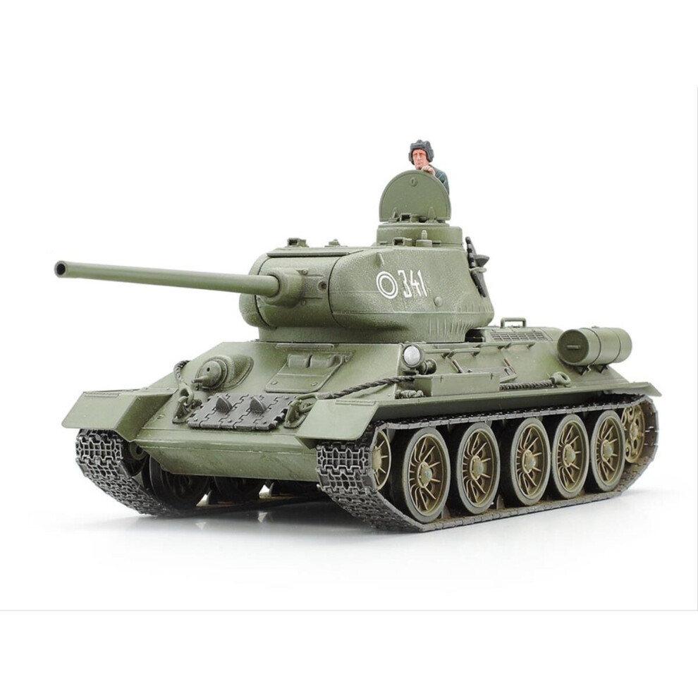 *Russian T-34-85 Medium Tank (1:48 Scale)