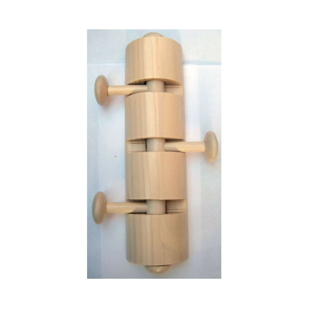 New: 3 Swivel Hook Coat Hook Rack Pegs. Maple Wood  Coat Hooks Hat Peg-image-OPC-P6ZX5ND-NEW
