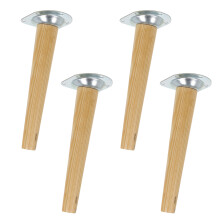 (Pine) 4 Wooden Scandinavian Furniture Replacement Legs