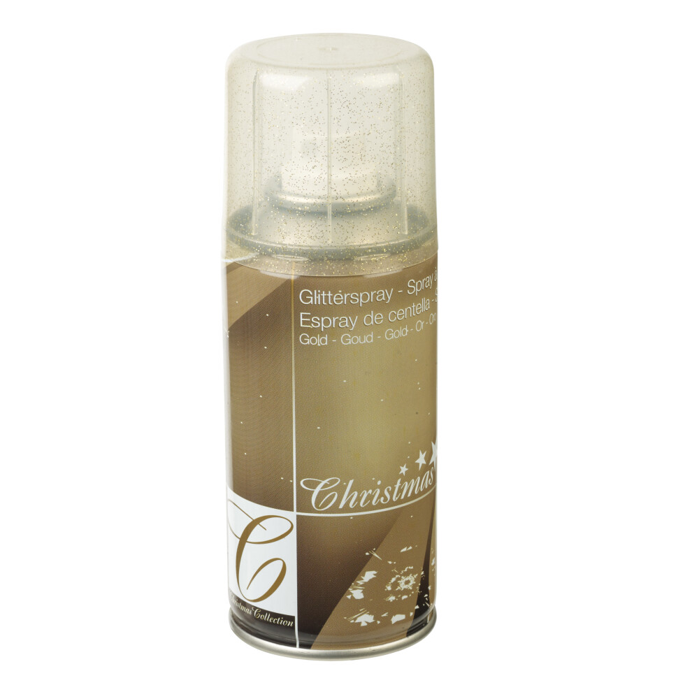 (Gold Glitter) 150Ml Spray Paint Bottle Can Arts Craft Glitter 5056333884140
