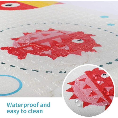 Dripex (1cm Thick) Dripex Folding  Large Foam  Baby Play Mat 2