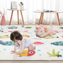 (1cm Thick) Dripex Folding Large Foam Baby Play Mat