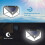 100 LED Solar Powered PIR Motion Sensor Wall Security Lights 5