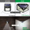 100 LED Solar Powered PIR Motion Sensor Wall Security Lights 6